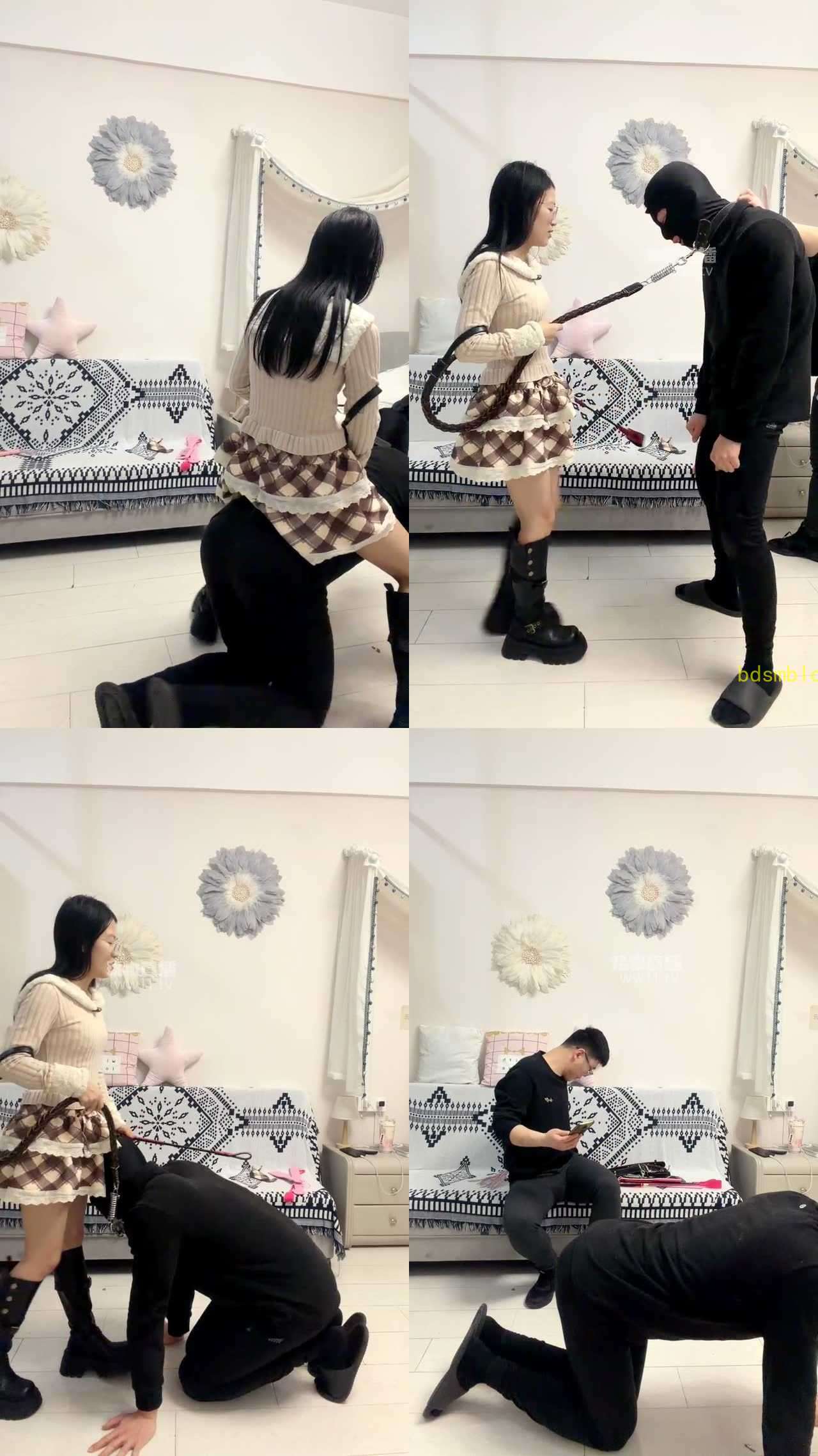 【狠心小妈情侣主S】圣水提档踩踏接吻