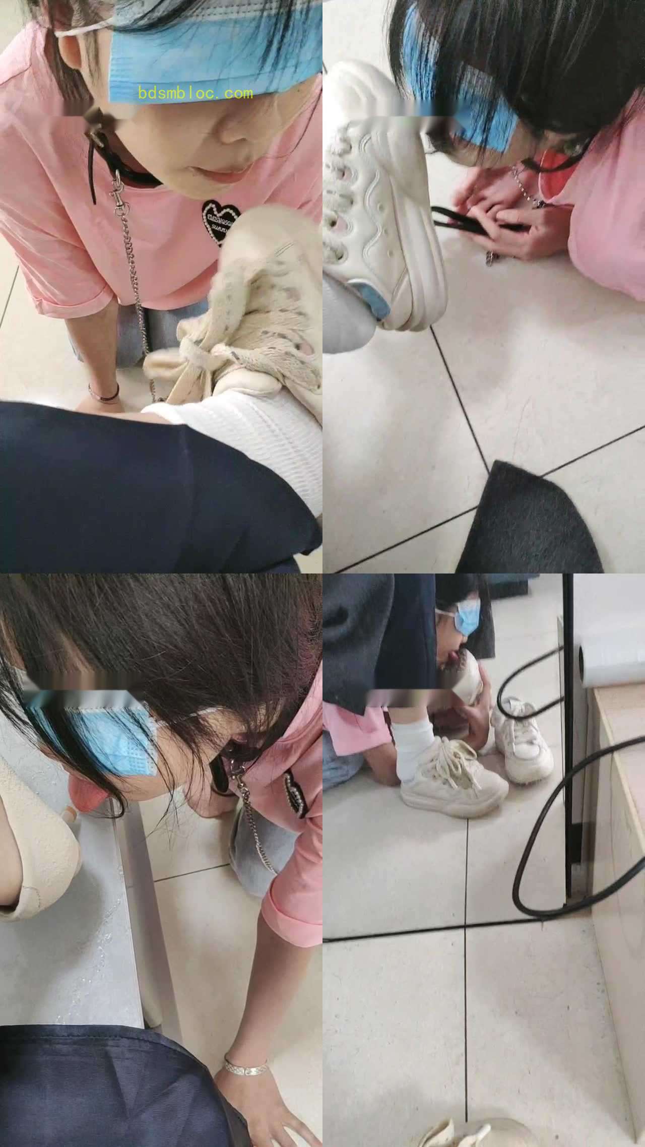 【爱可呀】学姐舌头清洗各种鞋/脚喂食踩舌【完整版】