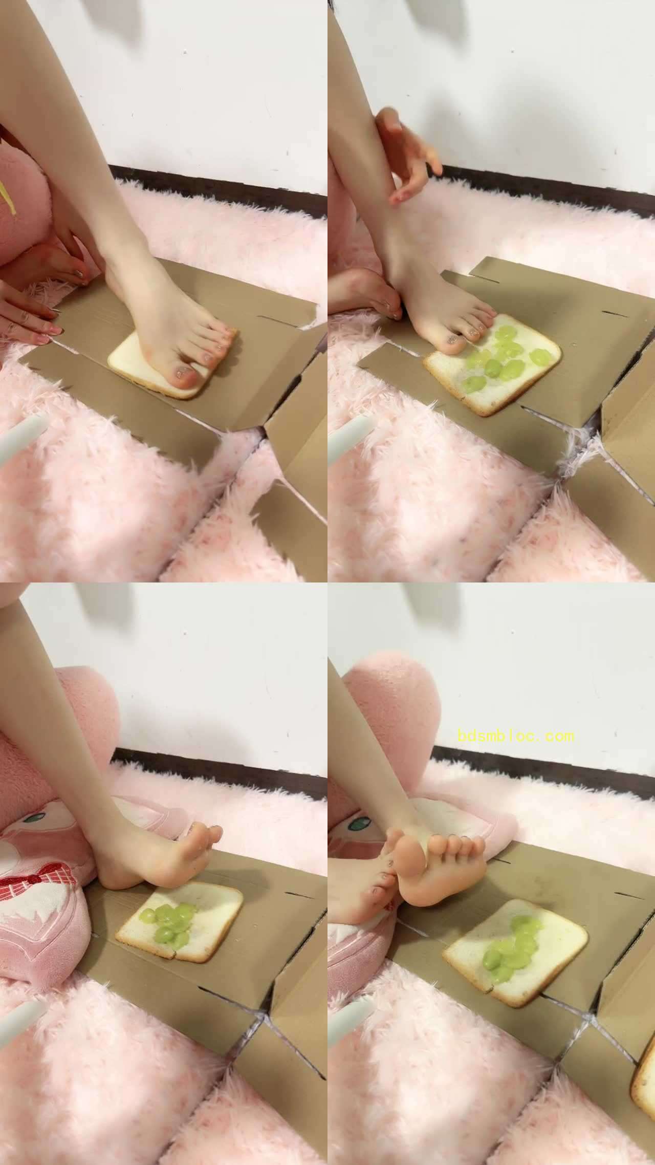 【糖糖】裸足踩踏喂食