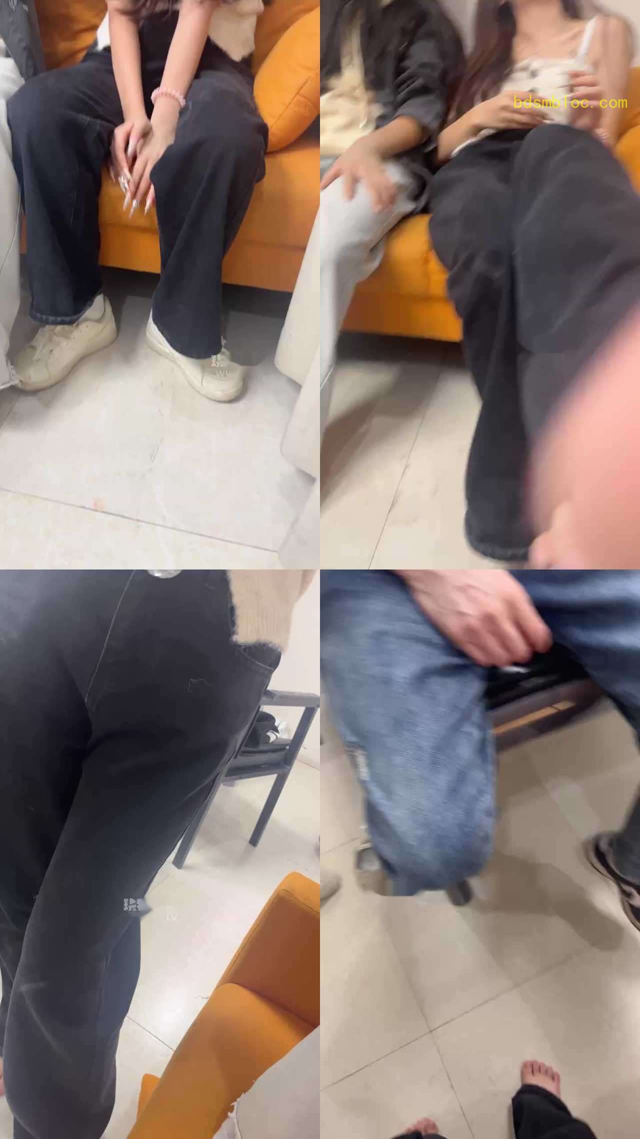 【七七小主】清理跟姐妹逛街一天的脏鞋底