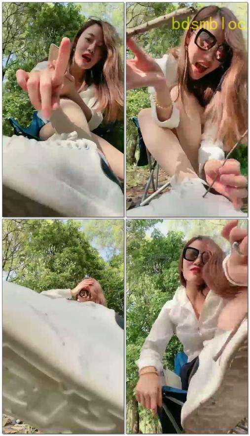 【一嬛女皇】户外红绿灯，白鞋专场