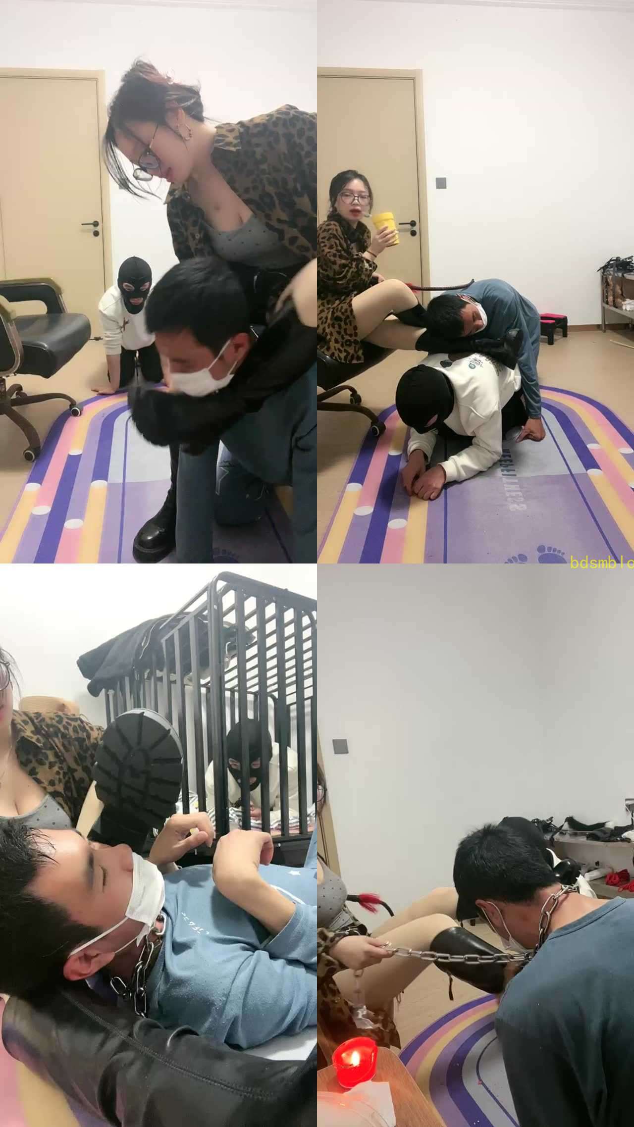 【薇薇】狗爸爸带儿子来让主人调教