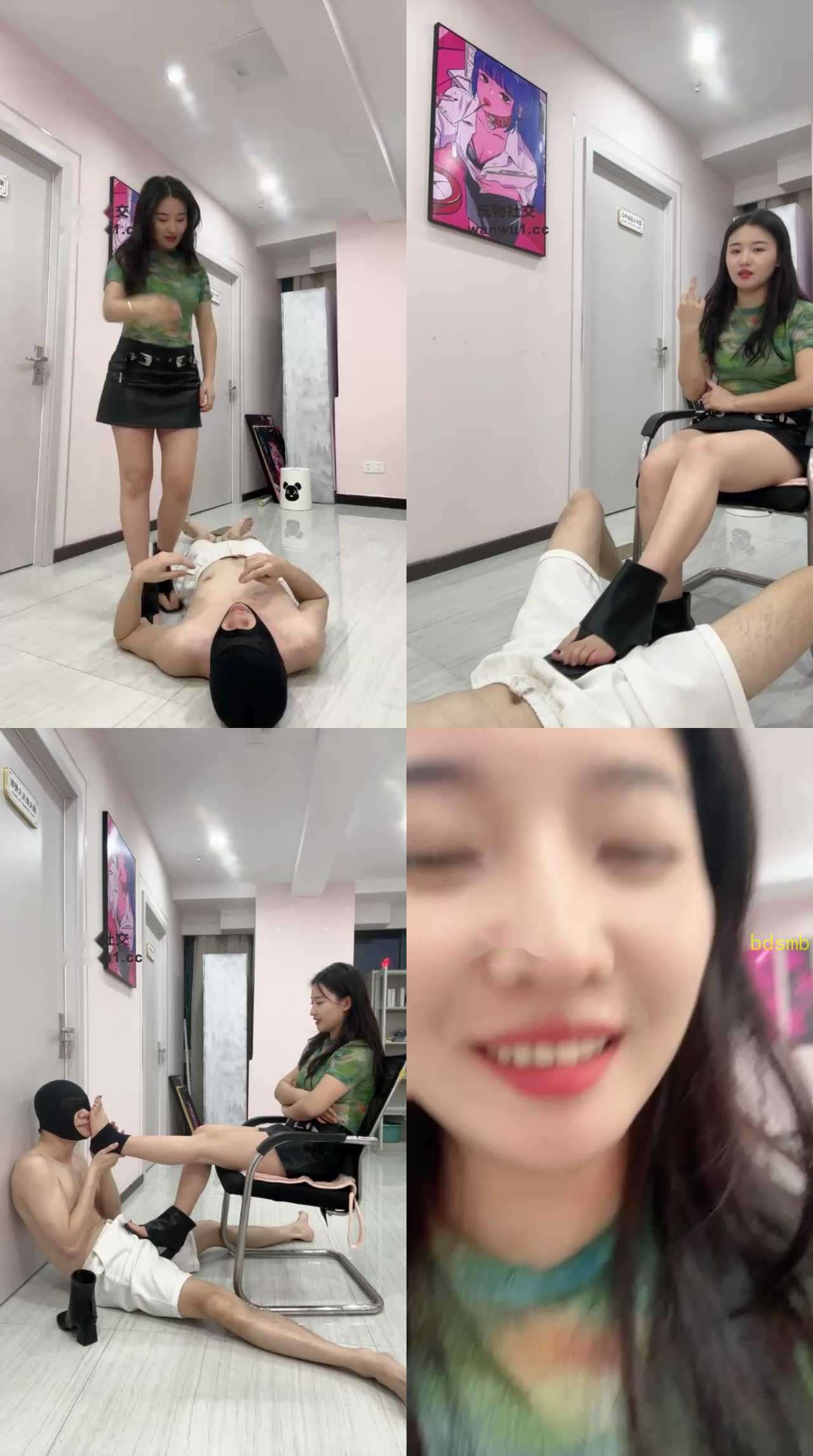 【狗哥】高跟凉鞋踩踏/连环踢裆/原味臭脚狂舔/坐脸/赏赐圣水