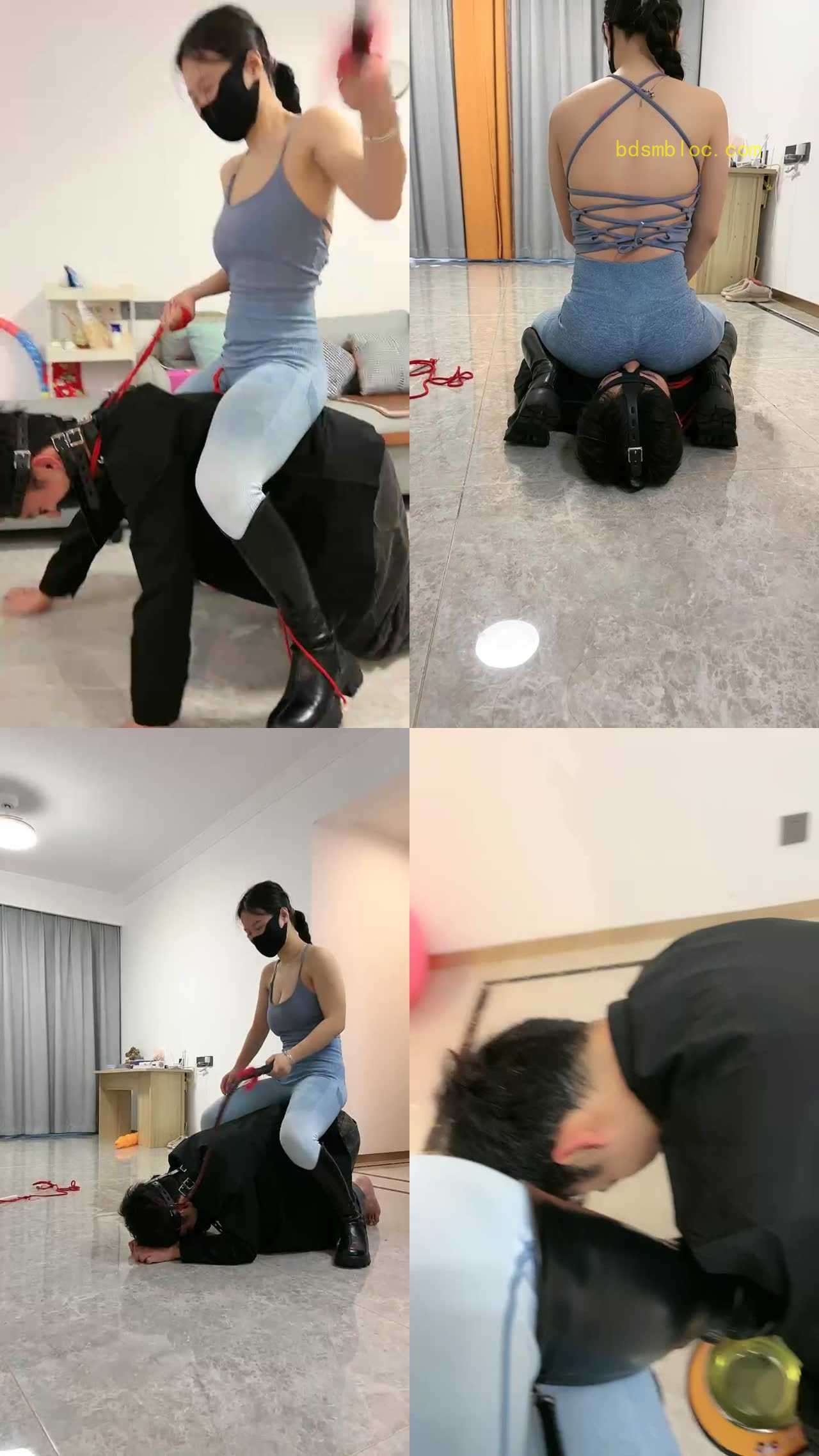 【薇薇3】骑马闻响屁坐头顶断头骑