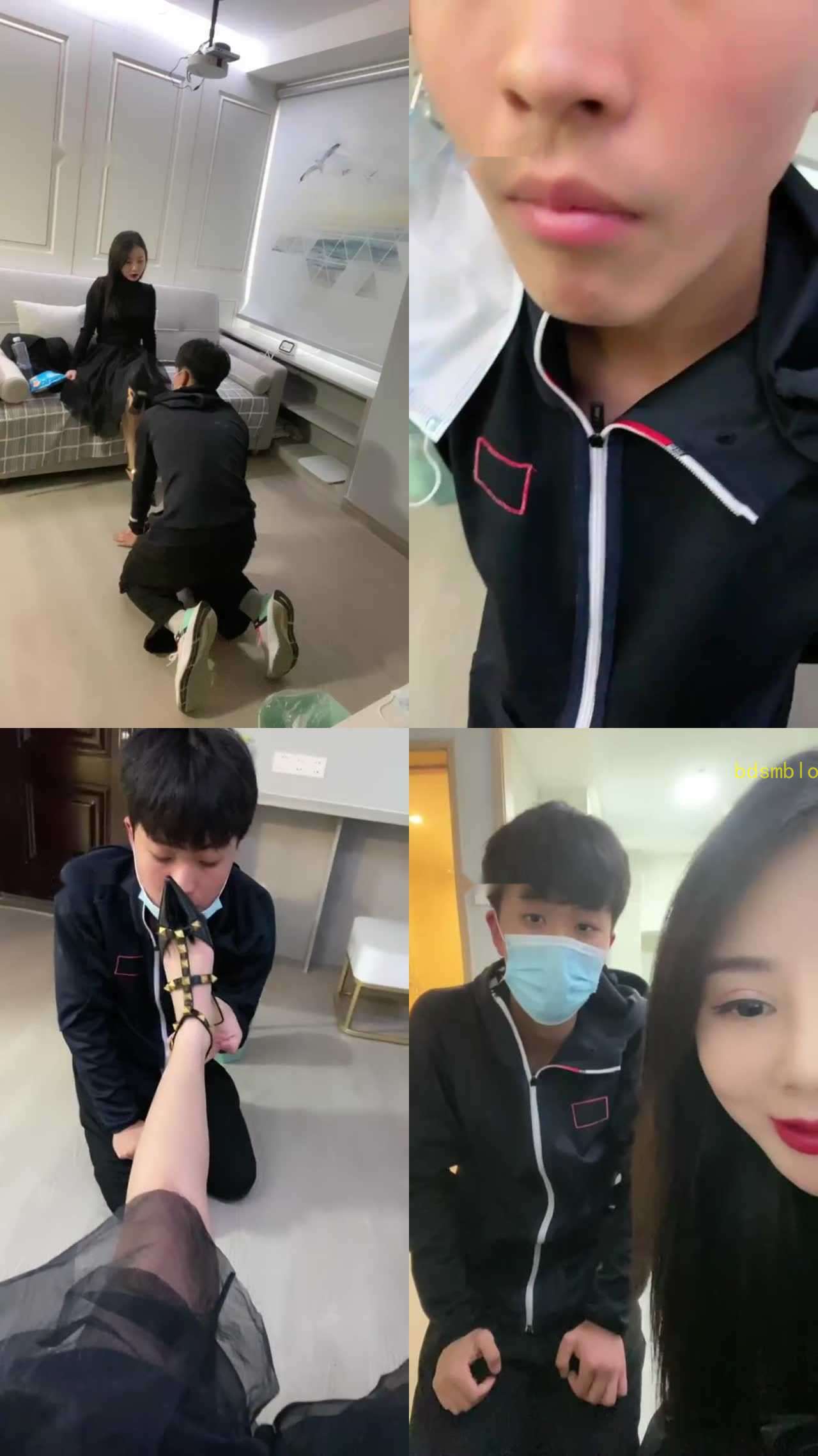 【曼伊】御姐暴力踢踹教训弟弟