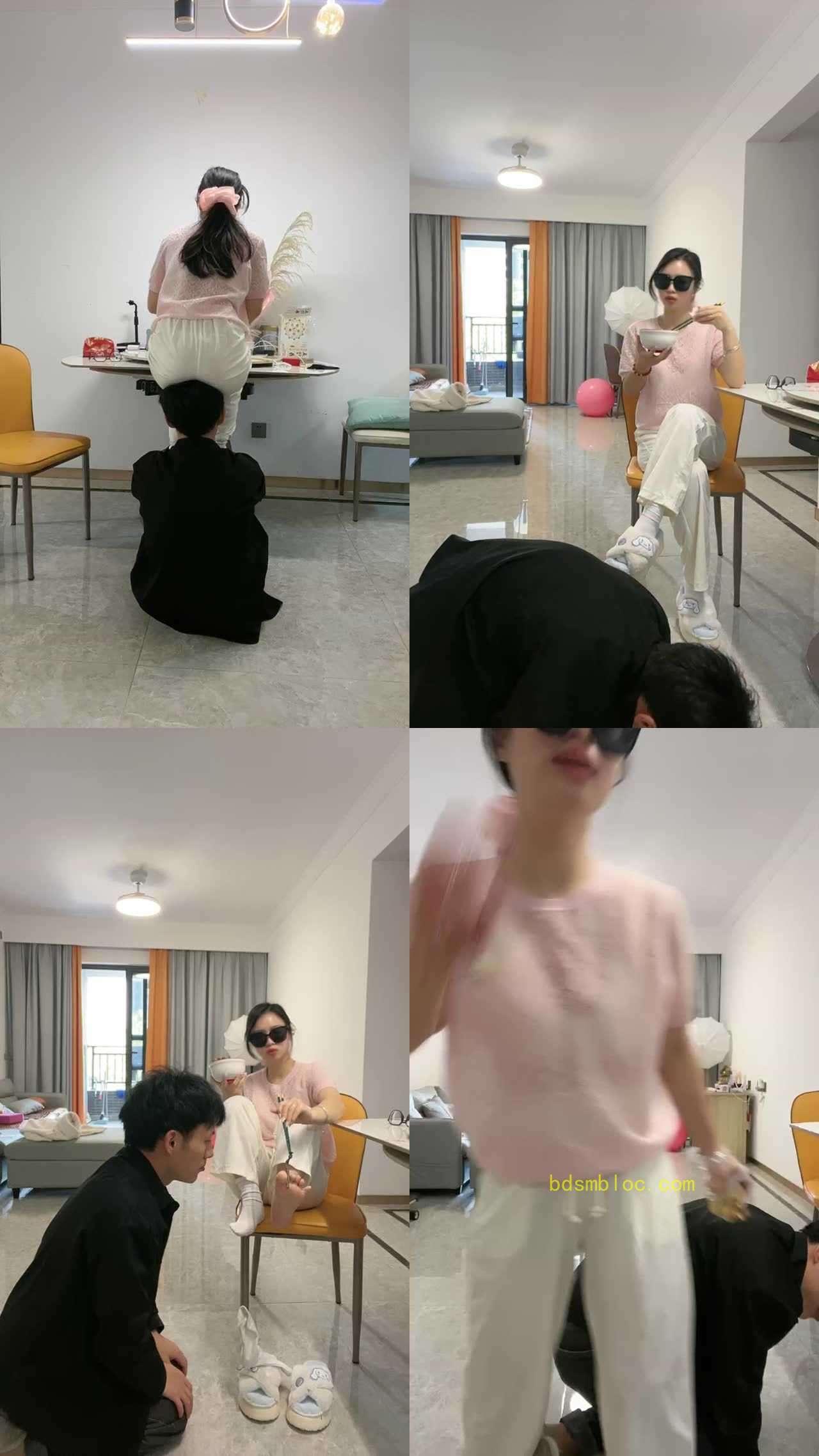 【薇薇】家奴伺候吃饭