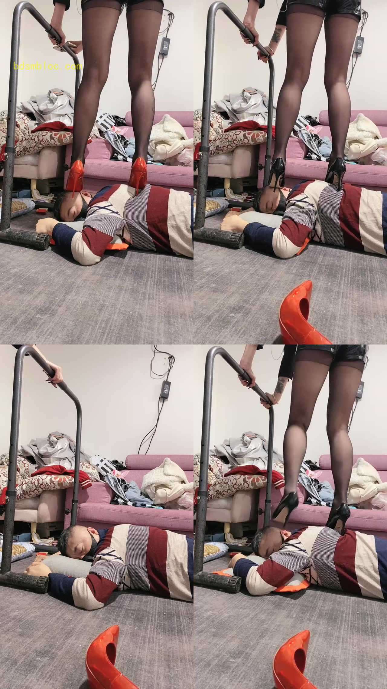 【冰诺】多双高跟黑丝美腿狂踩