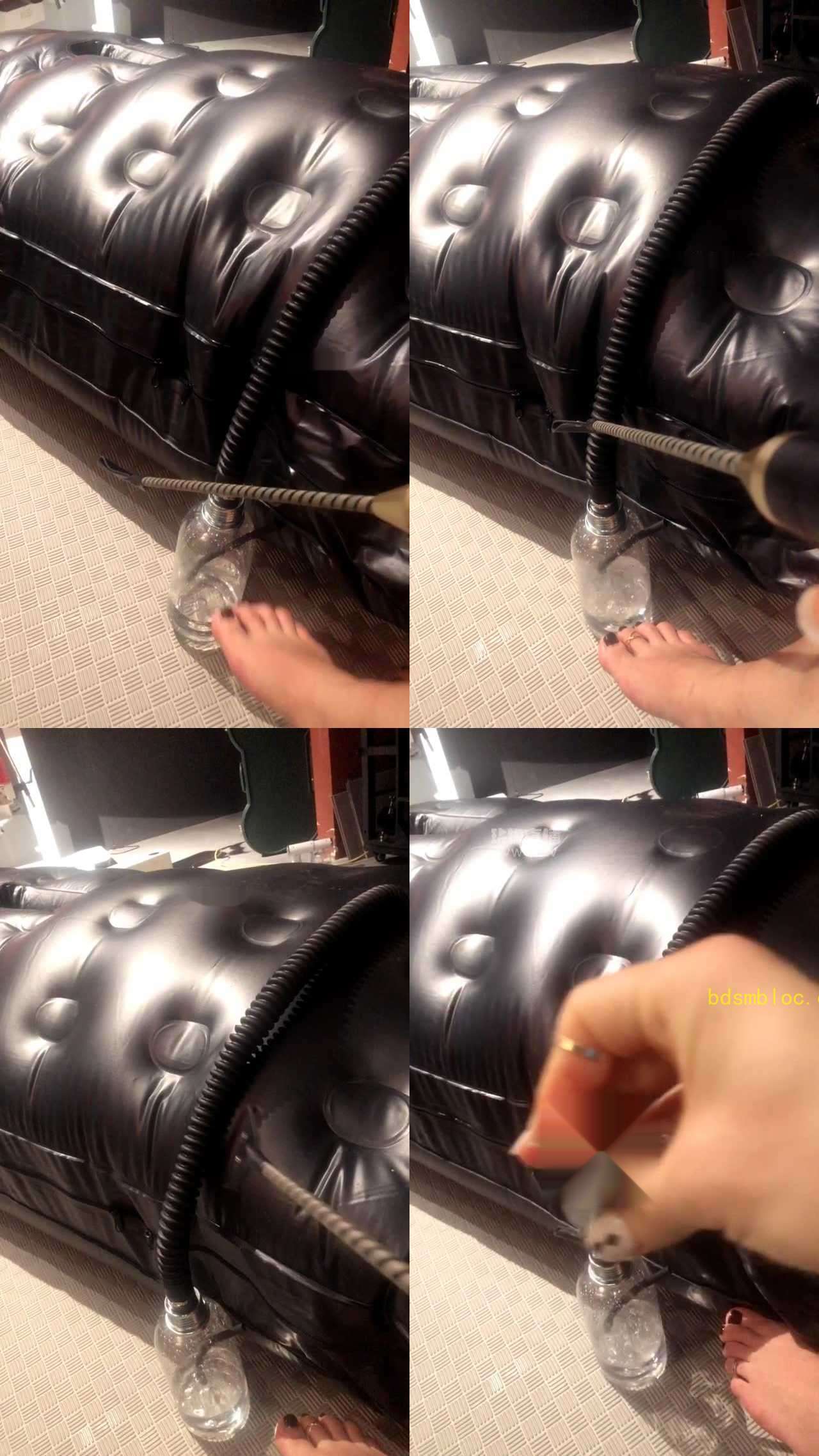【Bonjour】真空床呼吸控制调教窒息体