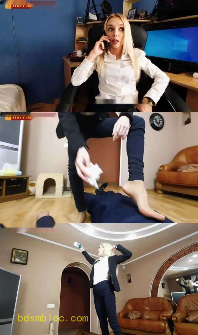 【欧美女王】剧情-虐待狂女杀手把杀死的人做成脚垫!杀死敌方老大后脱丝袜扔脸上