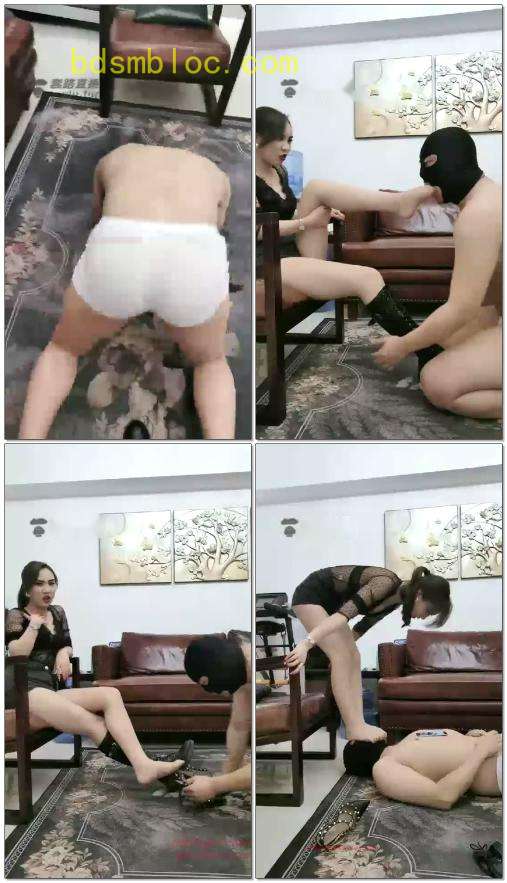 【萱萱S女蒂】重度踩踏，踩脖子，超强气场