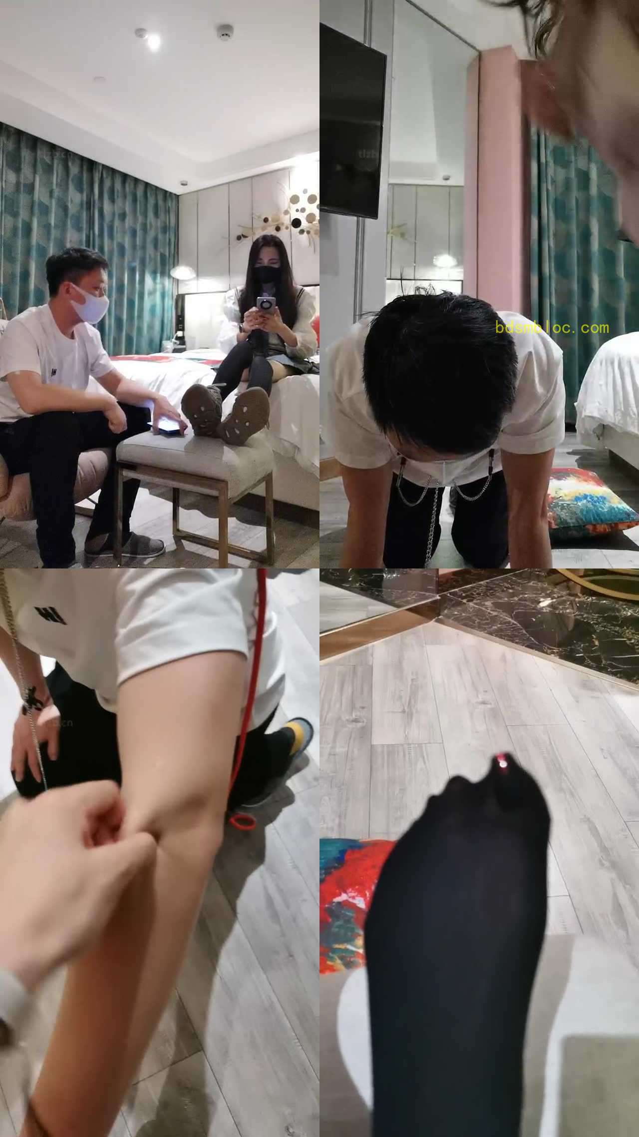 【皮皮】美女学姐开发老师-揪耳朵/掐大腿/抽全身/内裤套头