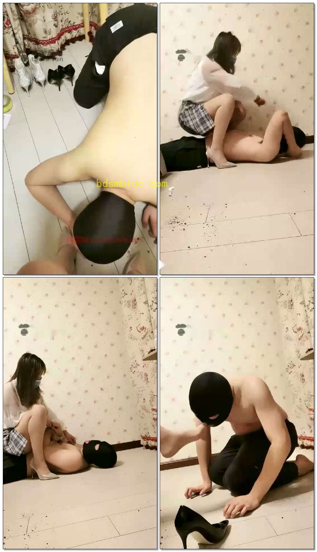 【弥生小主】舔脚，踩踏，耳光