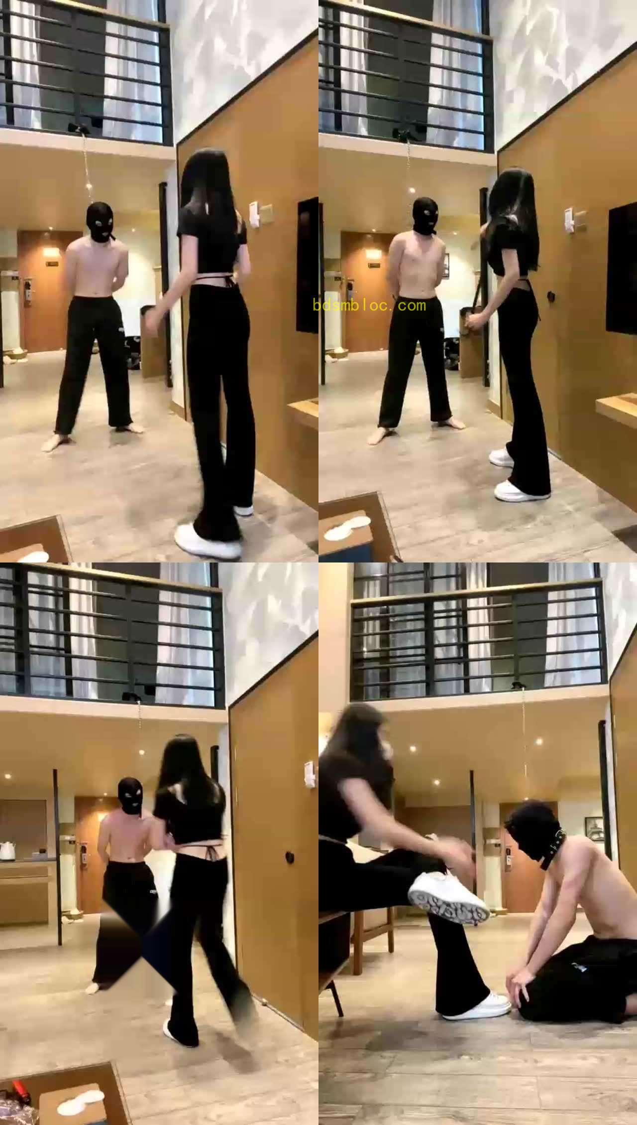 【弯弯小阿姨呀s】蛋蛋后学生仔，求暴力提档踩踏