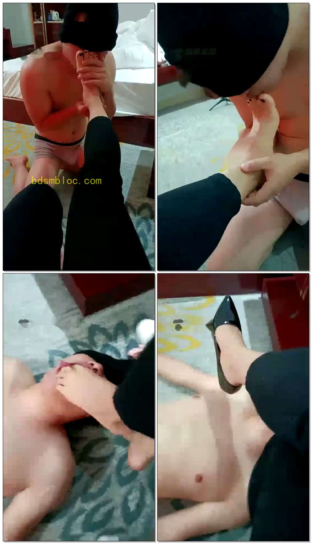 【妮蔻Royal】第一次现实狗，小白鞋棉袜气味羞辱，清理美脚丫