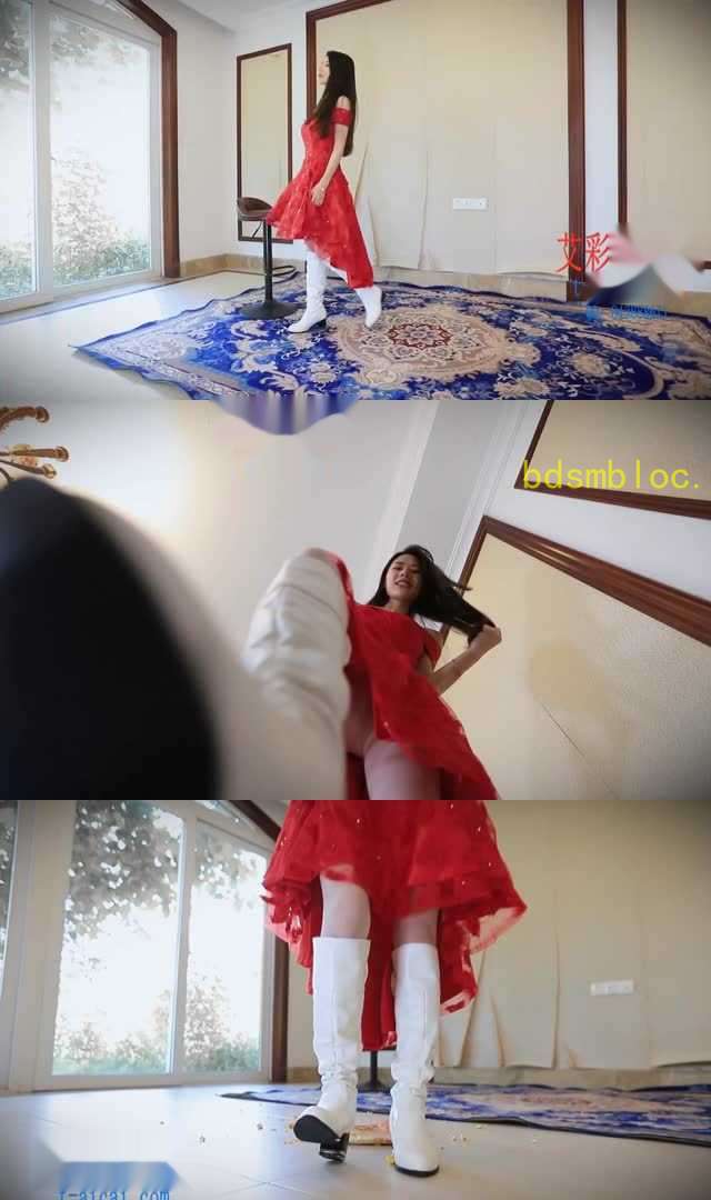 【HPL栖心之栈】【芷晴】芷晴女神白靴降服贱男