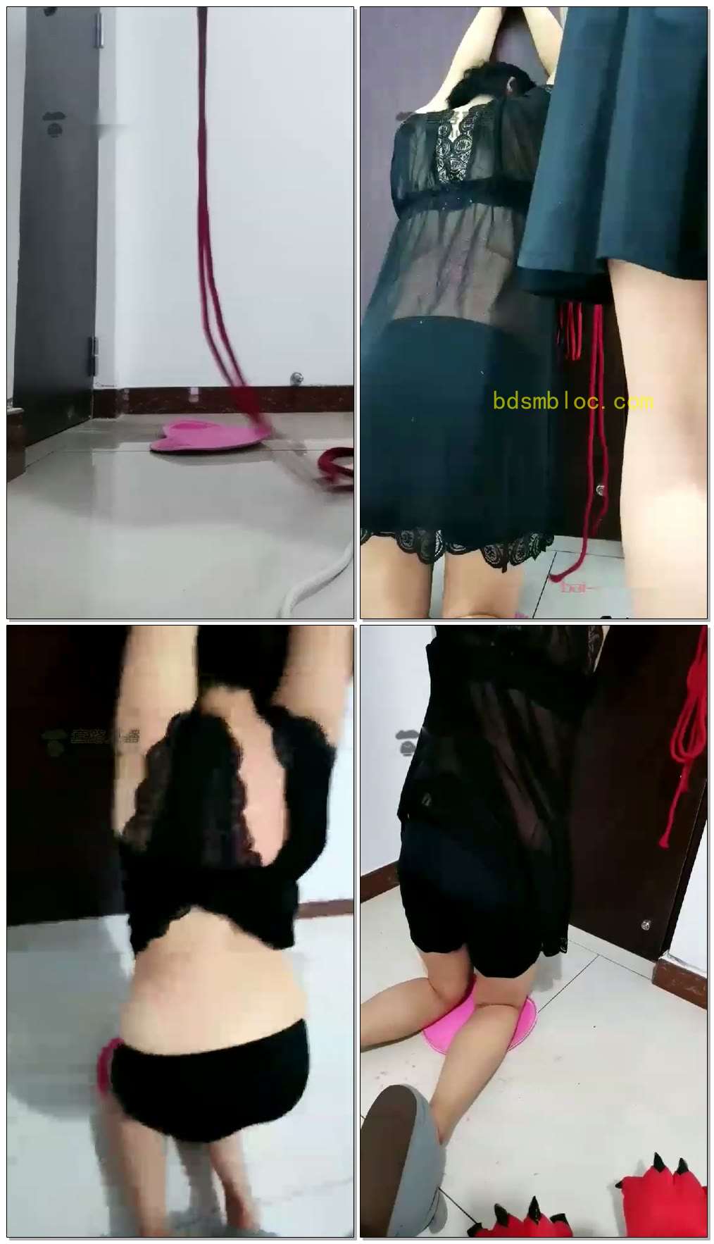 【冰女主】女奴在我脚下犯贱，滴蜡调教