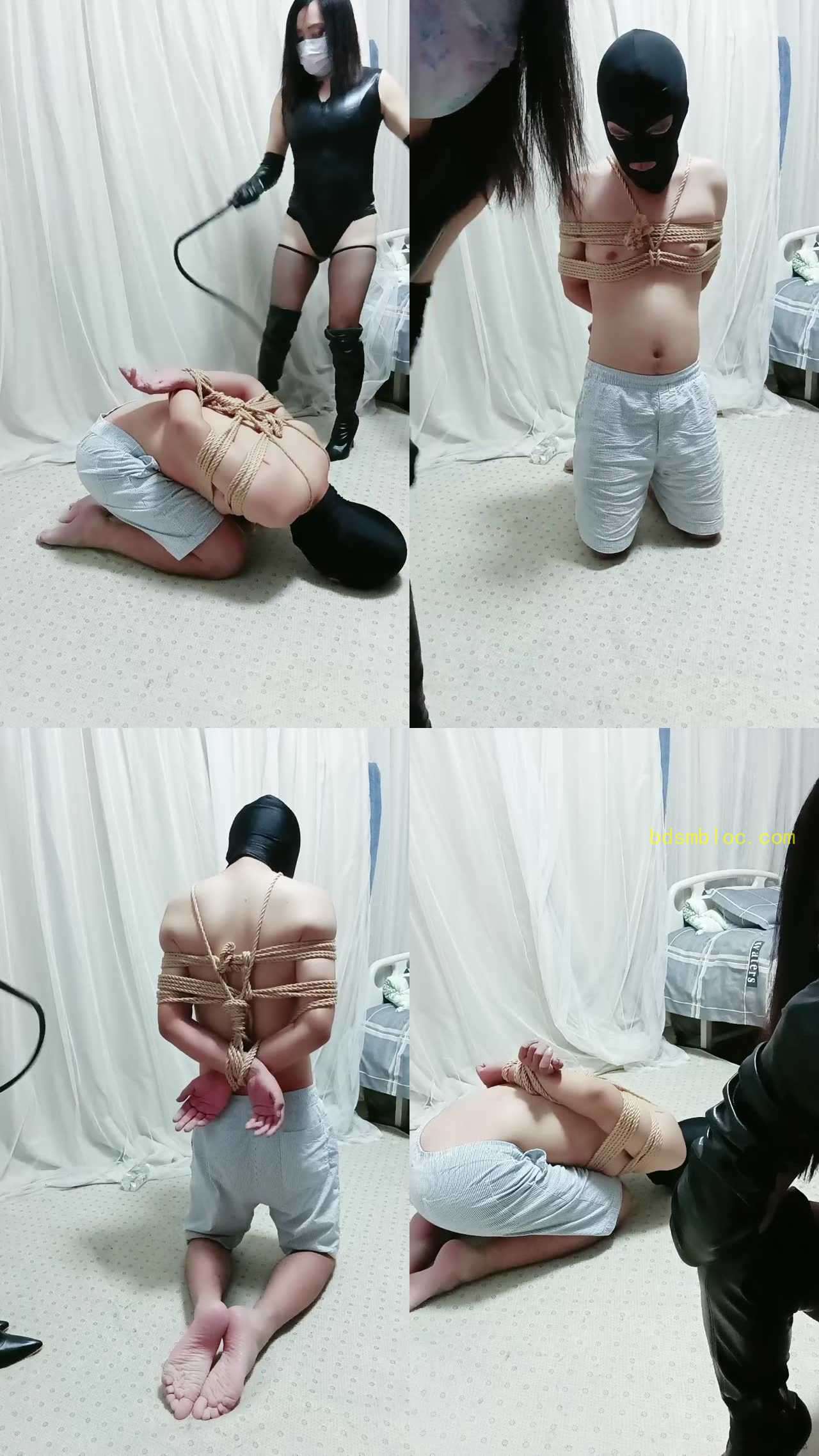 【冰炫】五花大绑/鞭打/耳光/长靴高跟踩