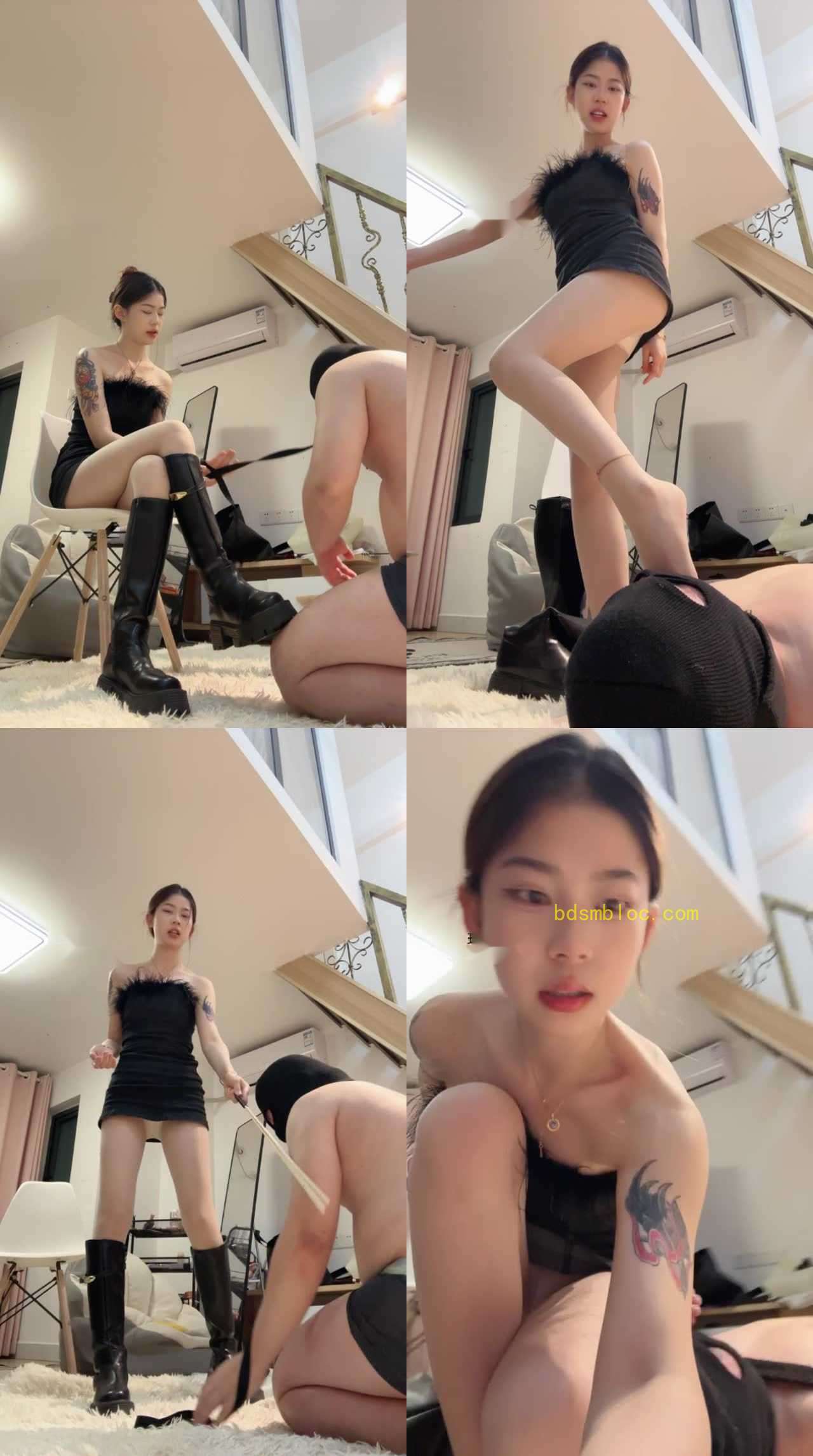【uus】长靴踢裆/高跟耳光/赏赐圣水/藤条抽/滴蜡