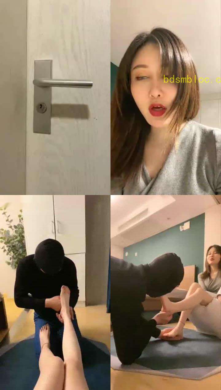 【桑爷】家奴给主人送宵夜，顺便受到一顿赏赐（舔鞋，舔脚，骑马）
