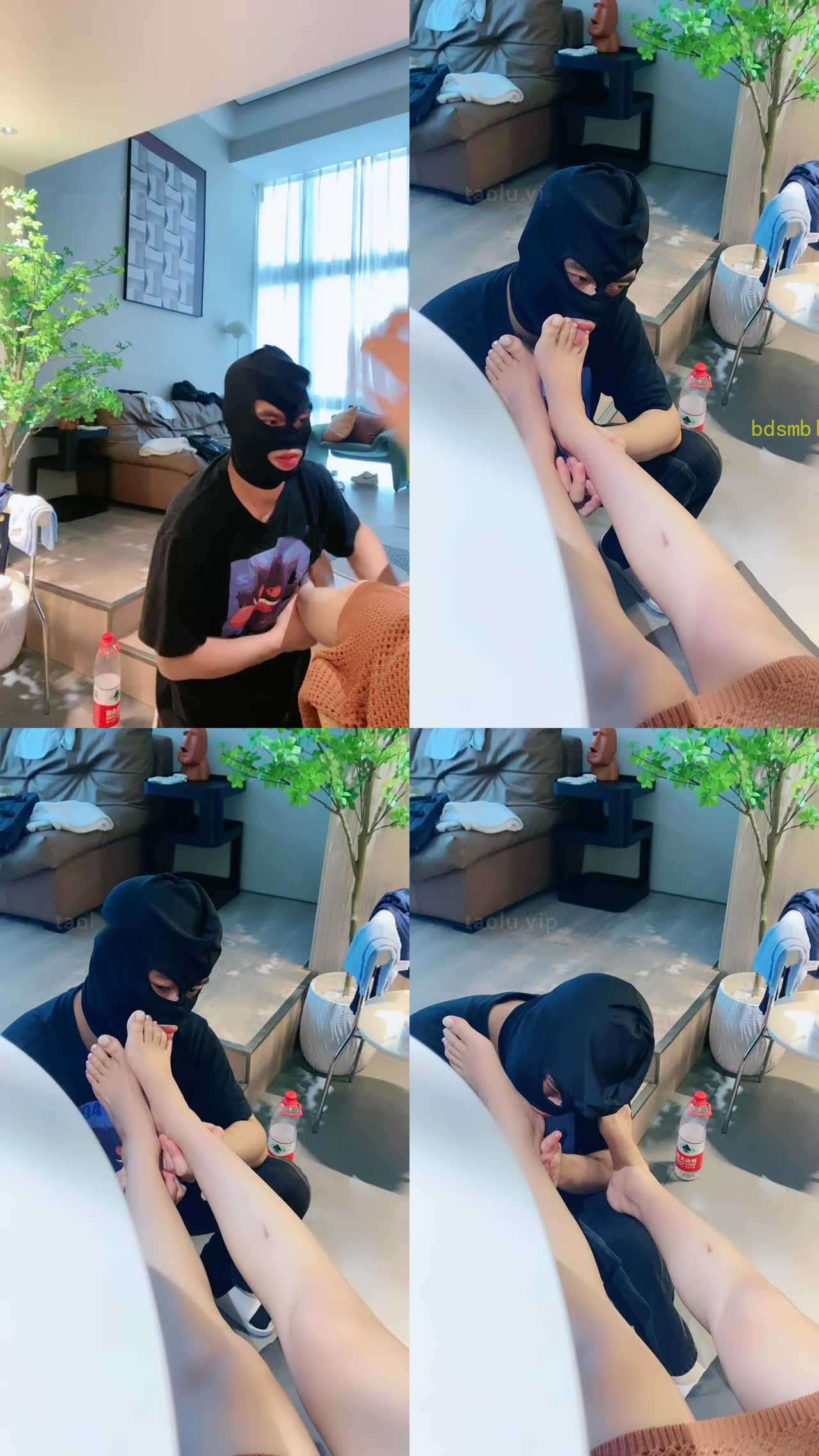 【艾莉】开发上门按摩技师舔裸足