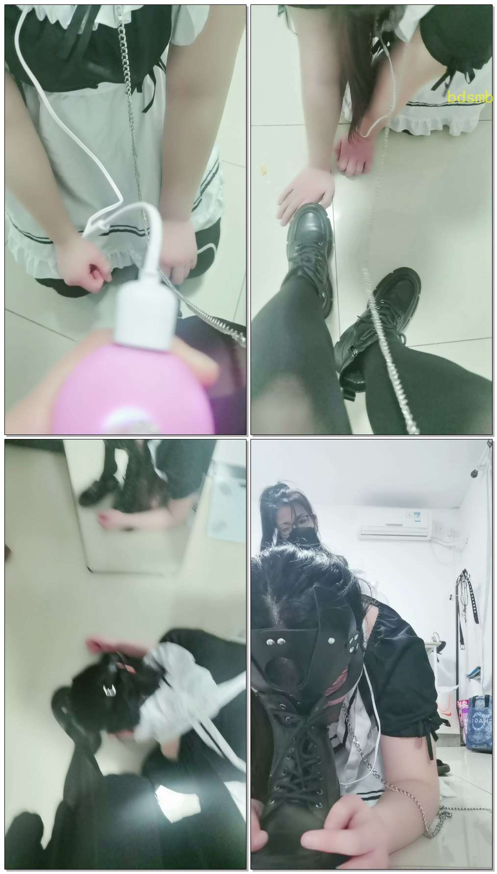 【璃茉老师】强制高半年短靴除味强制短靴食物
