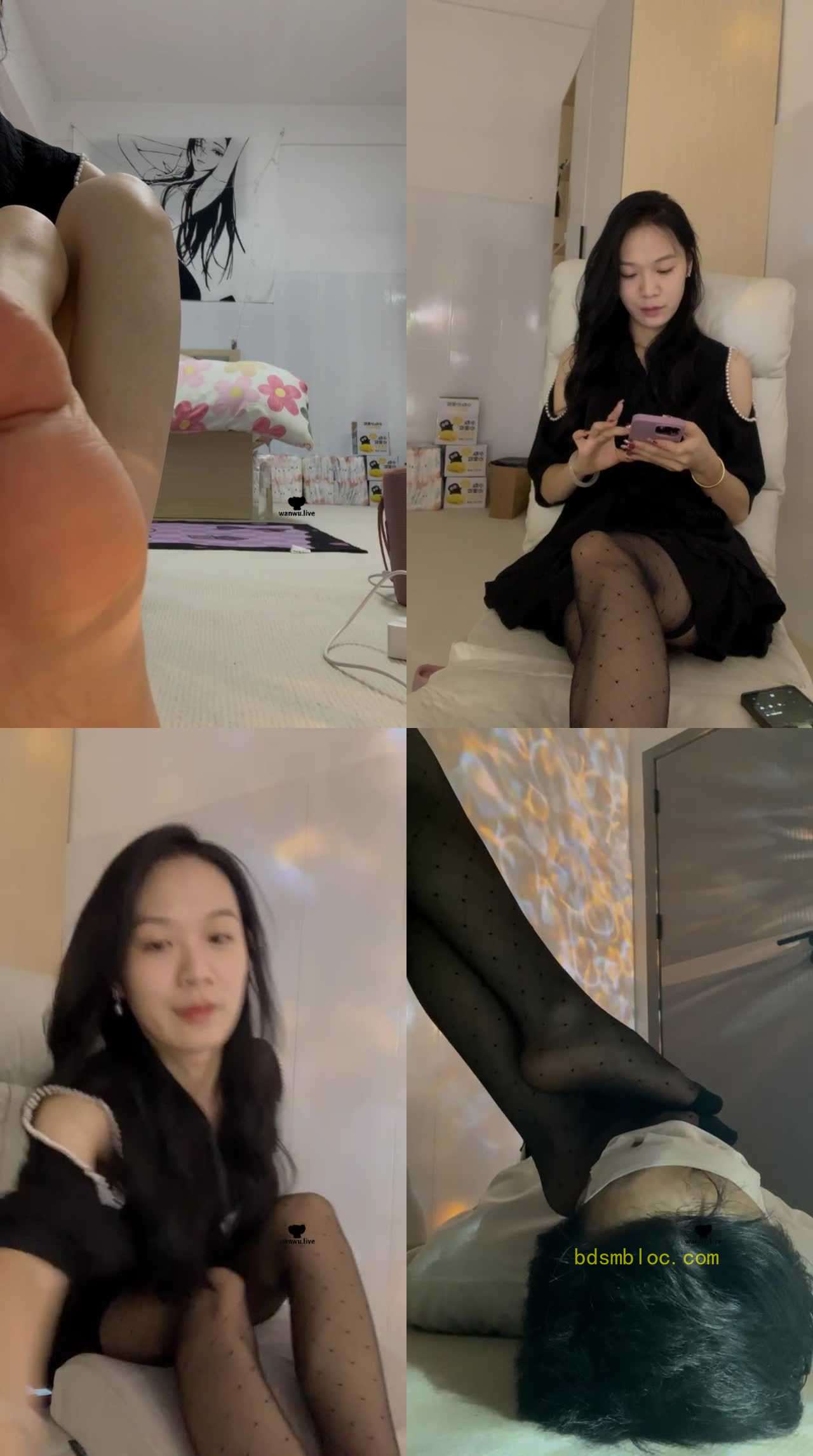 【绵绵】黑丝美腿诱惑抖M男友