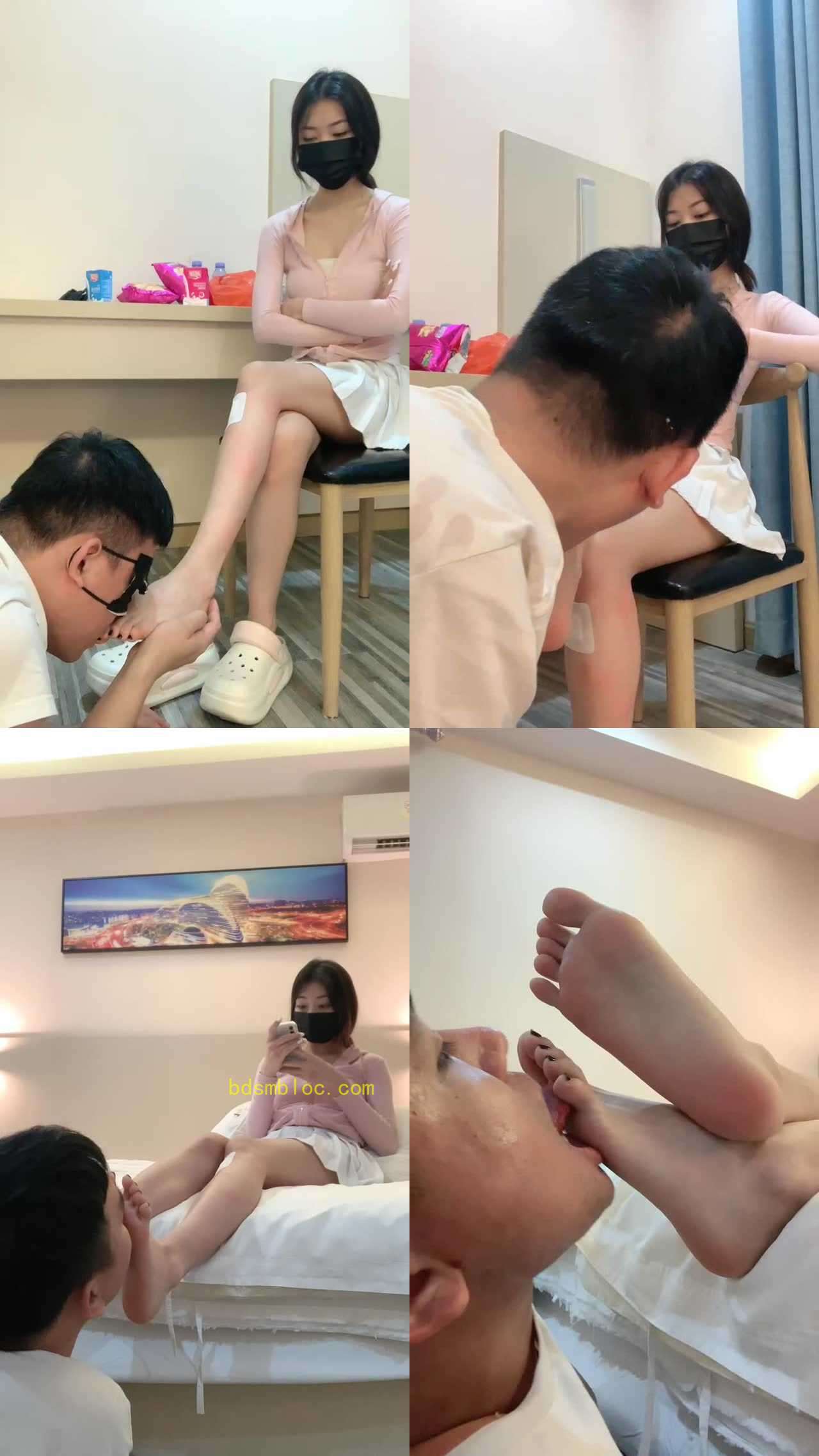【LL77】沉浸式恋足/脚喂食深喉