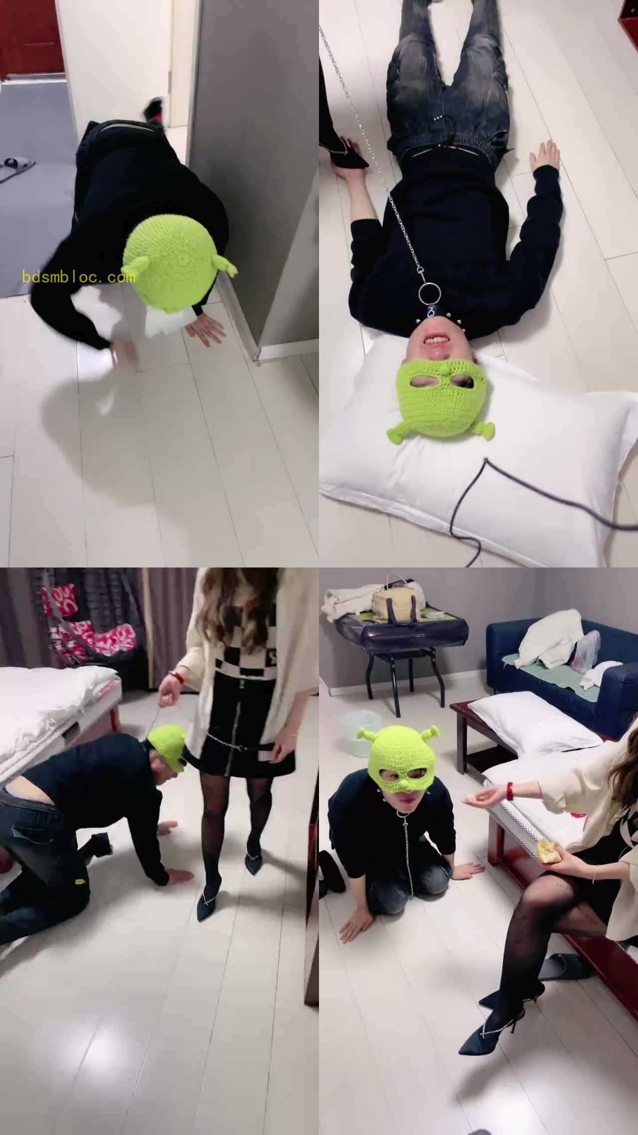 【梦涵大大】偷舔主人脚被惩罚