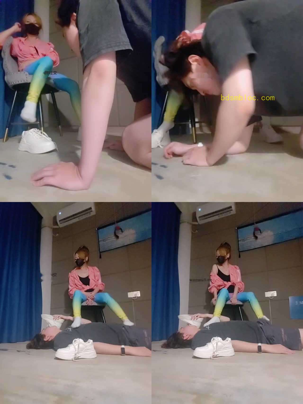 【魔鬼天使】小白鞋原味棉袜气味辱