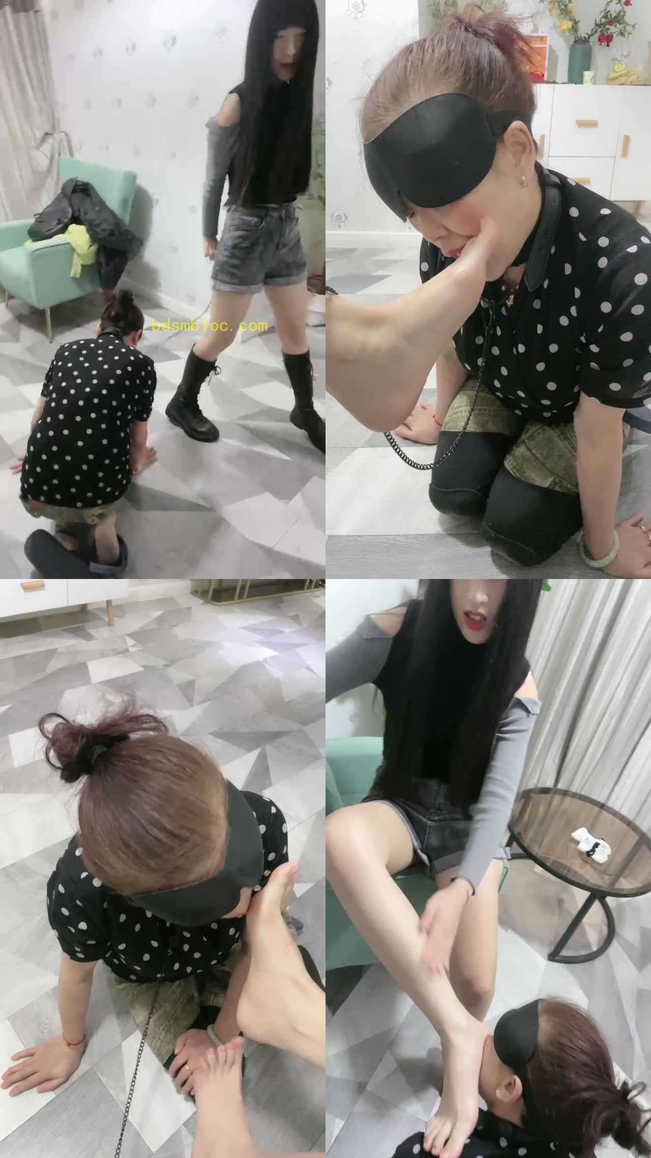 【偏不S】继母跪在女儿脚下做狗