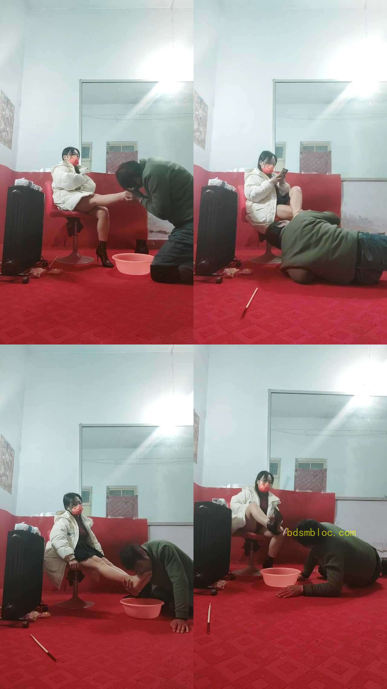 【沐颜s】老狗牛奶舔脚圣水面包