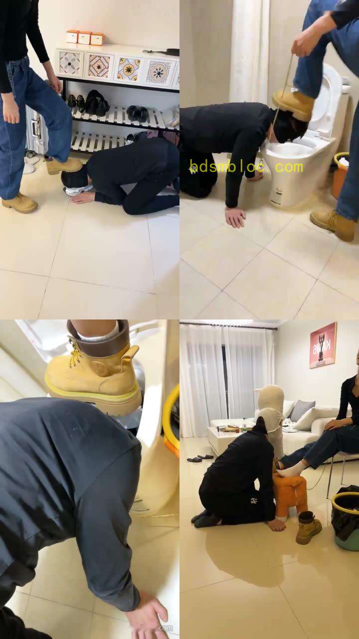 【Da猫】家奴清理马桶