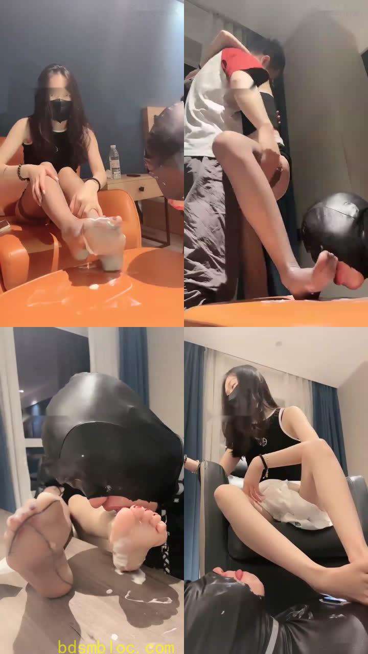 【万一】情侣主调教与羞辱脚奴