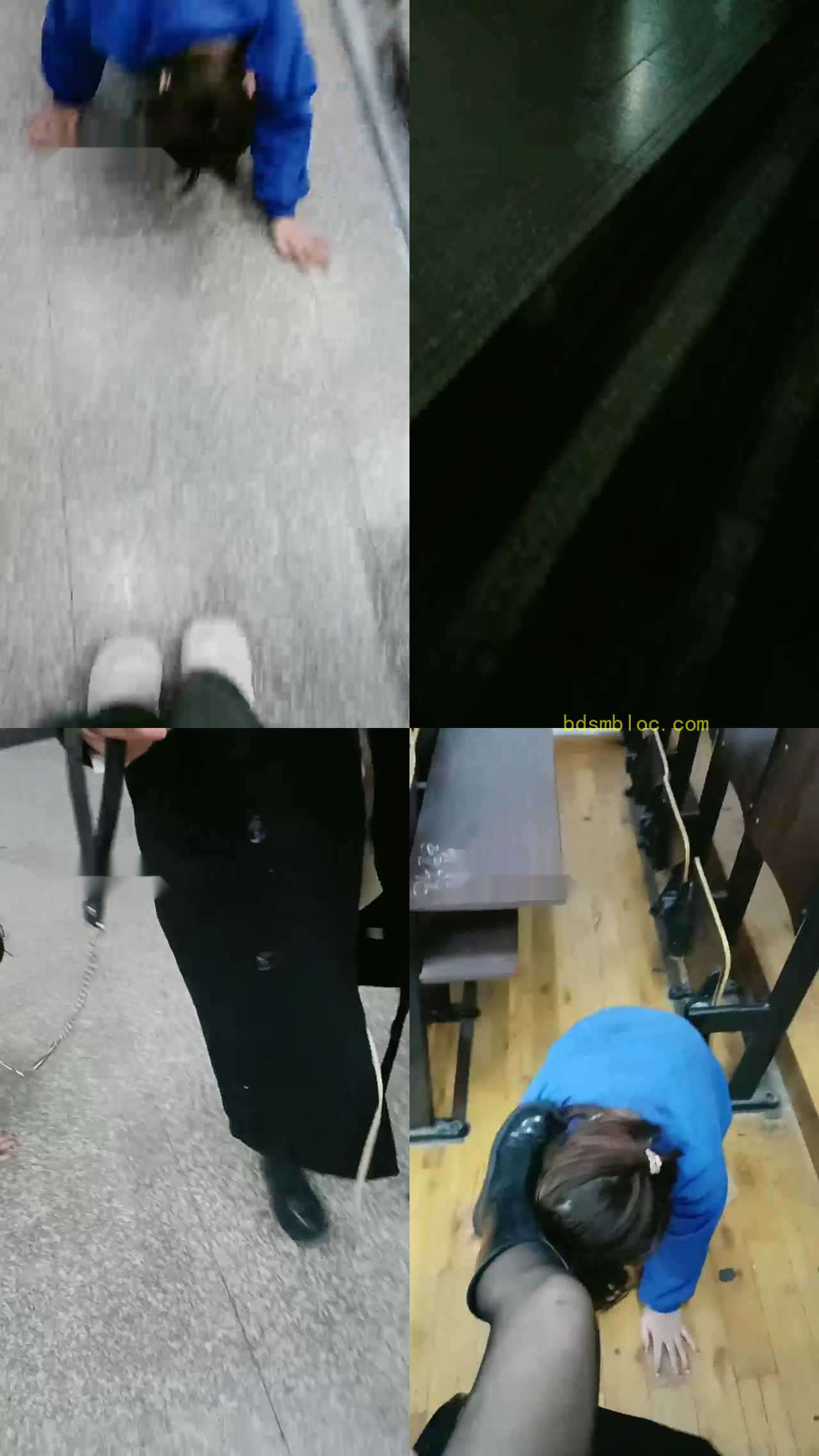 【爱可呀】母畜-遛狗爬行/舔毛拖鞋/舔素人长靴/闻棉袜