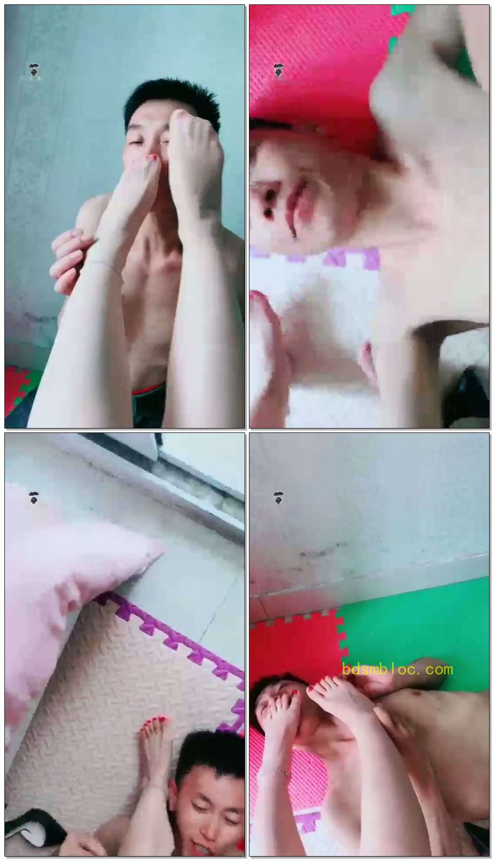 【聊城魅影S】舔丝足裸足深喉粗口