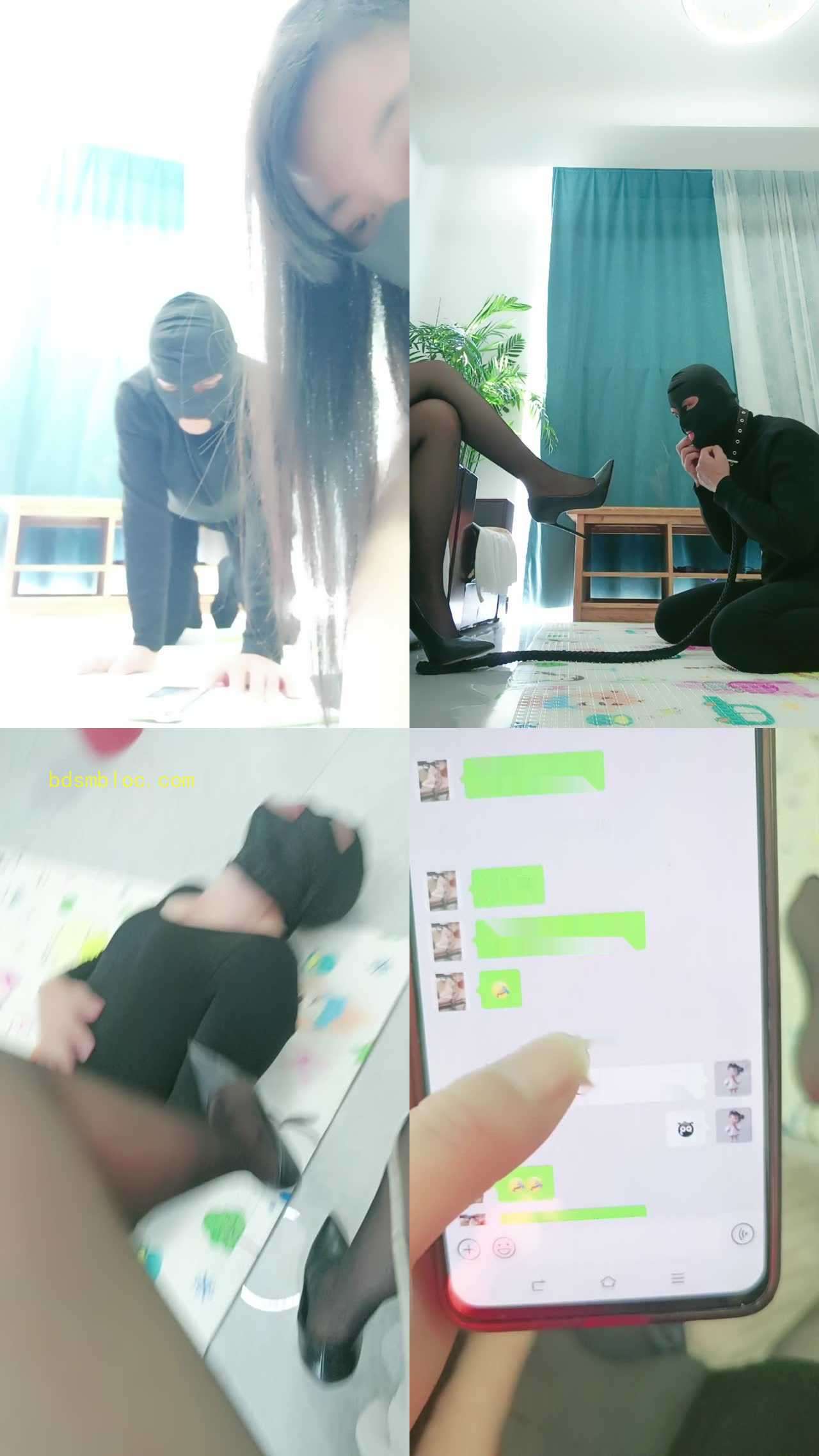 【威海卡罗琳】踩头清理鞋底电击骑马