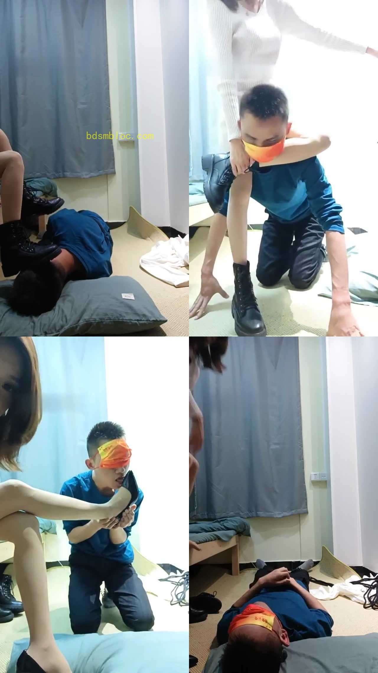 【江门雯雯女王陛下】五花大绑踩踏坐脸