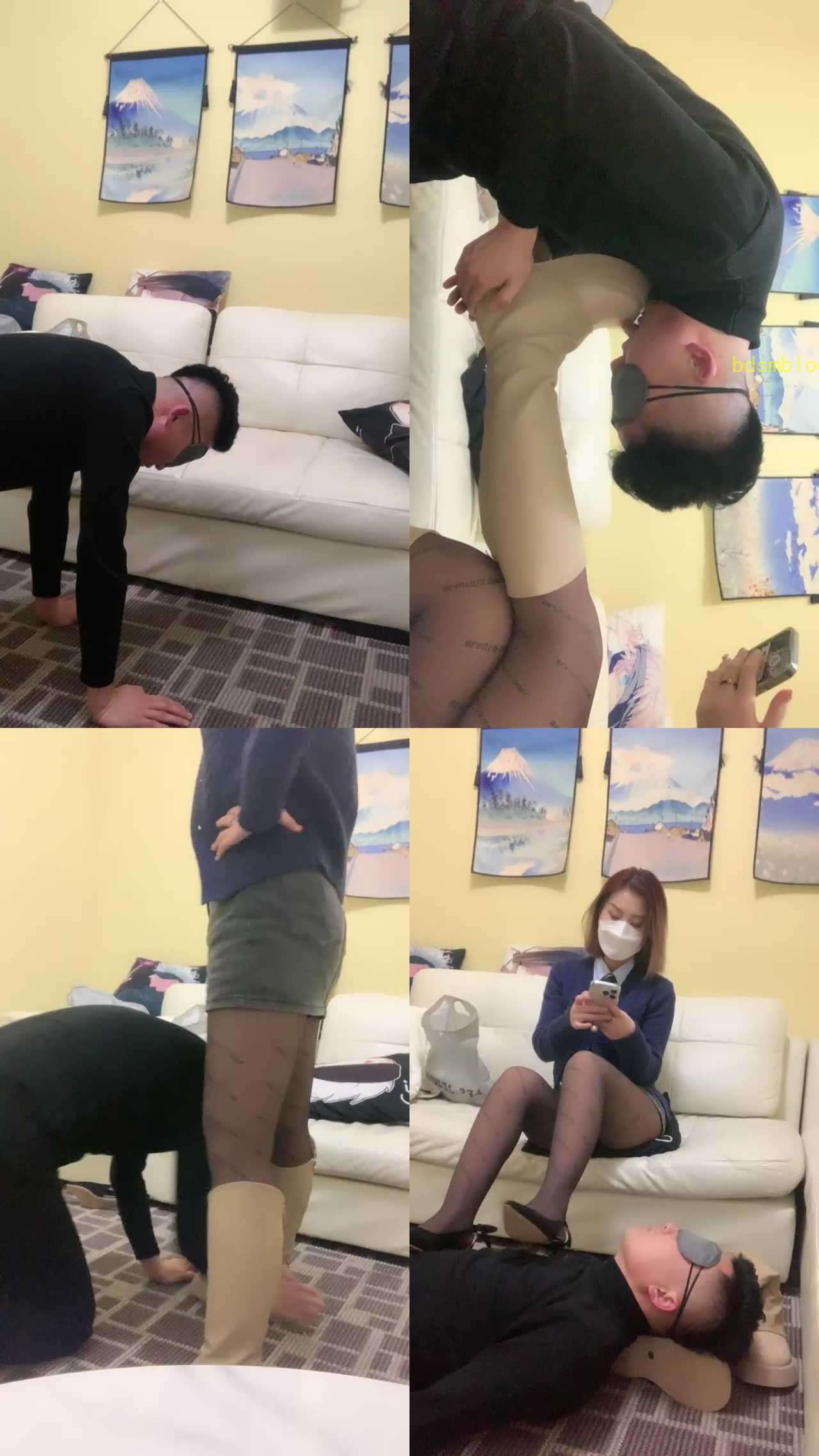 【伍玥S】学生主强迫老师舔脏靴子