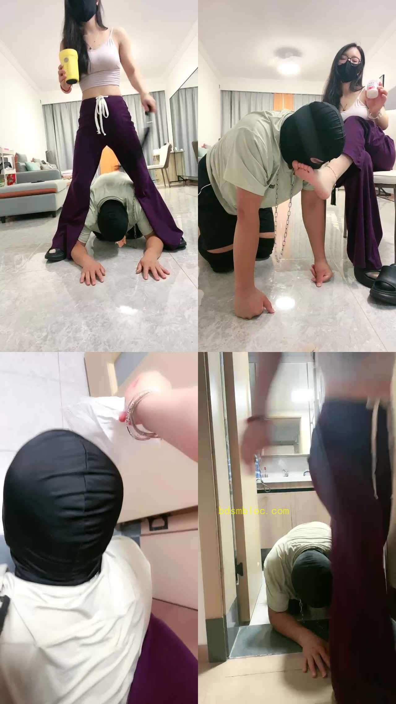 【薇薇】家奴伺候户外伺候吃口水