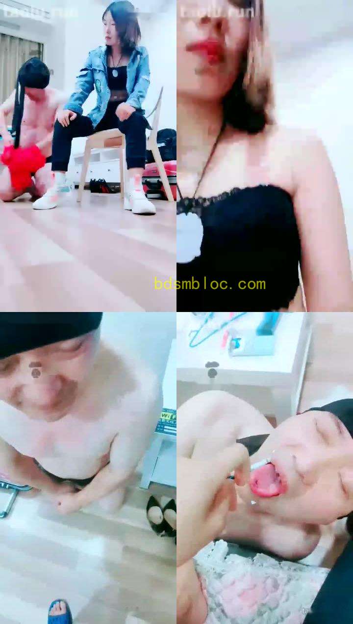 【心竹S】强制门口保安磕头认错