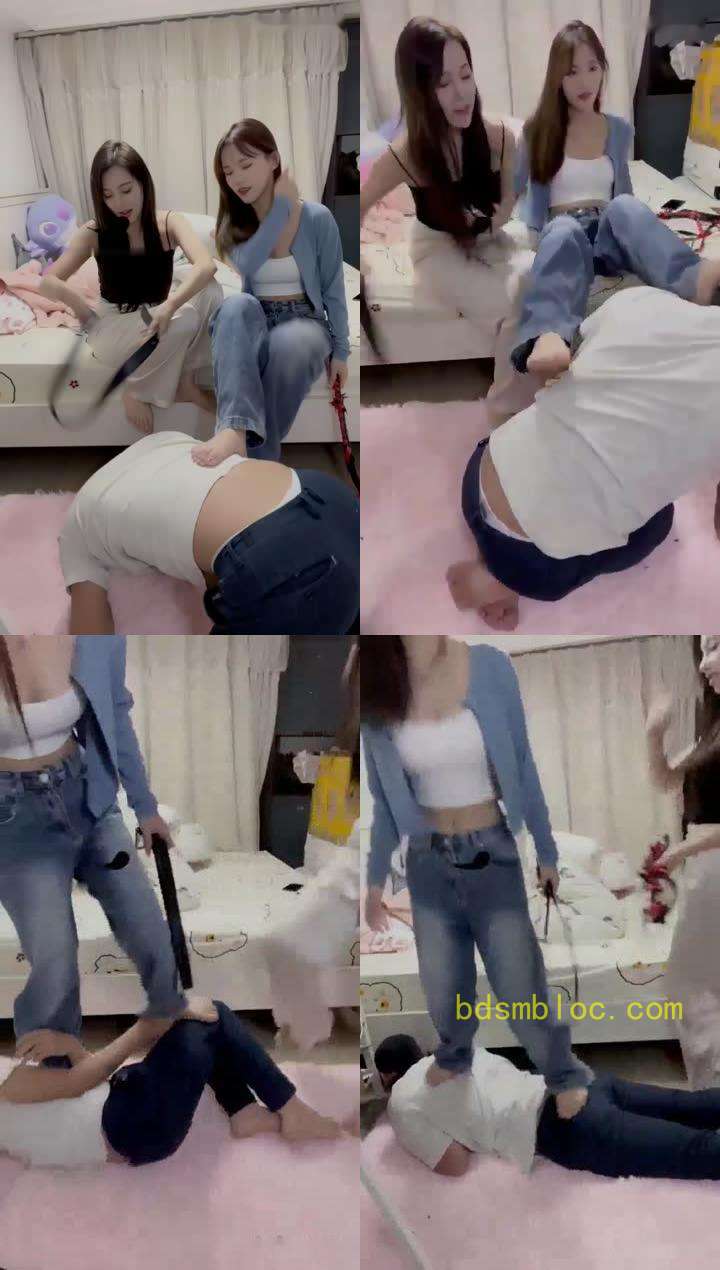 【C爷】两个女王调教骚狗