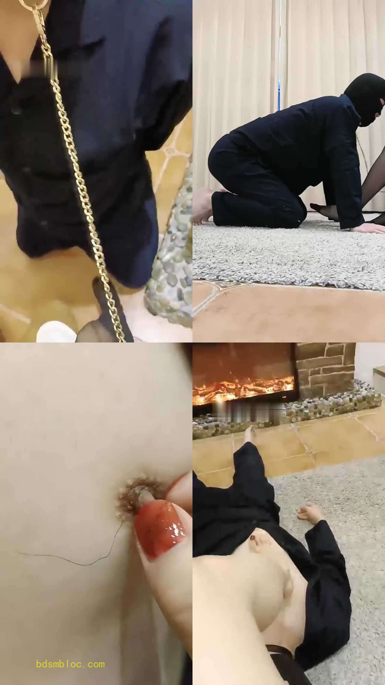 【上海糖糖老师】御姐黑丝骑马遛狗