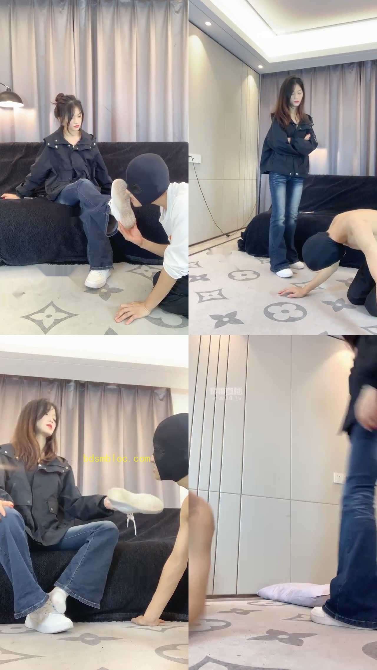 【女生也能很暴力】清纯女大暴力虐狗