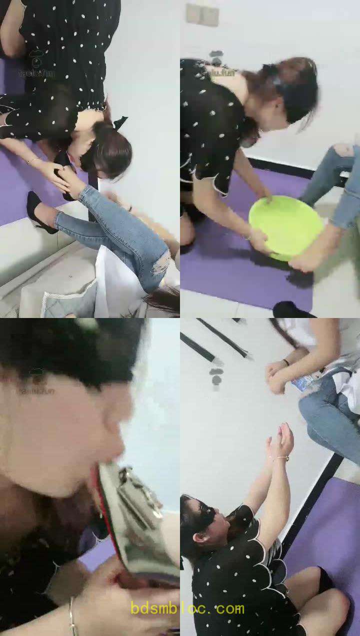 【郑州夕颜s】母gou伺候洗脚,口水咀嚼喂食