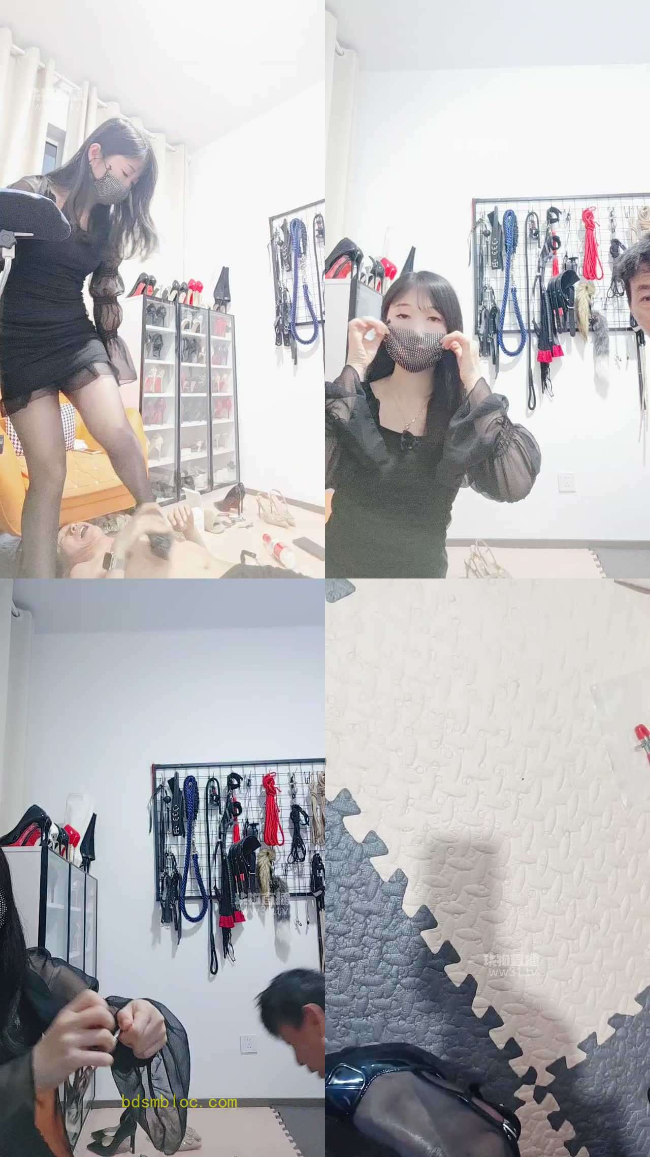 【魅影S】穿狗鼻子羞辱玩弄