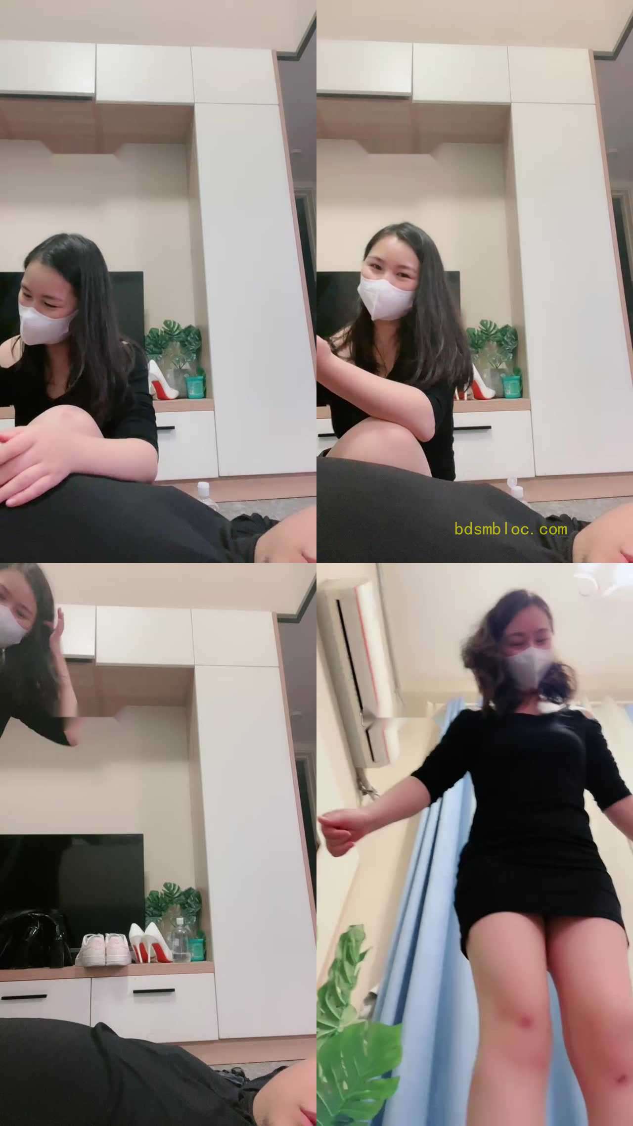 【素人星探】白袜脚碾压踩地毯狗