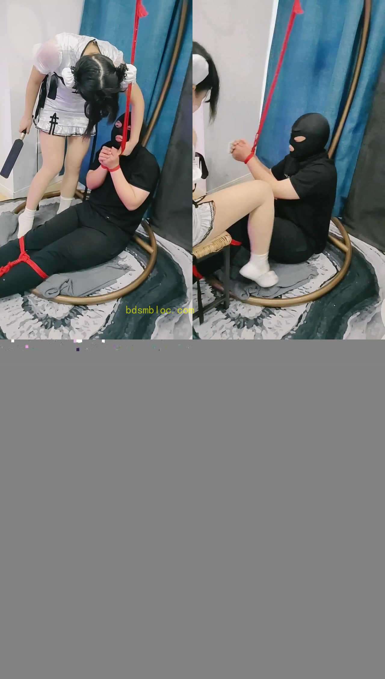 【猫丸大魔王】cos春丽绞杀男大学生/吊绑耳光鞭抽【完整版】
