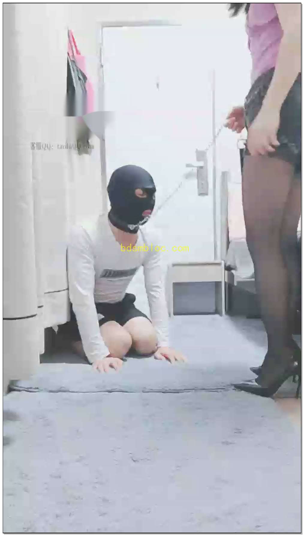 【灵竹】惩罚邻居，深喉，踩塌