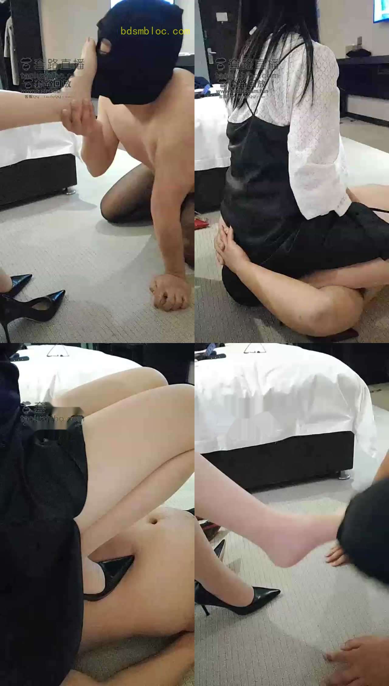 【优优S】高跟虐乳