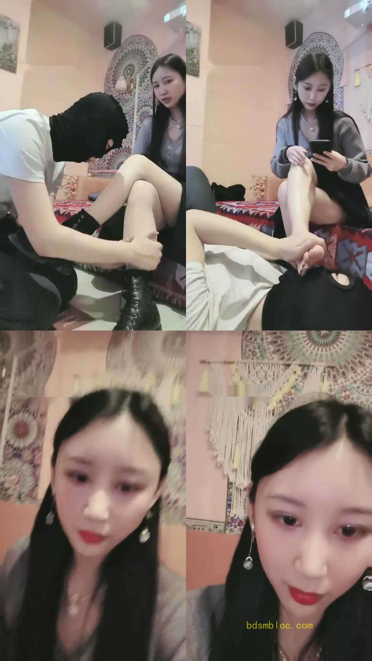 【猫神大人】私人影院跪下犯贱的狗